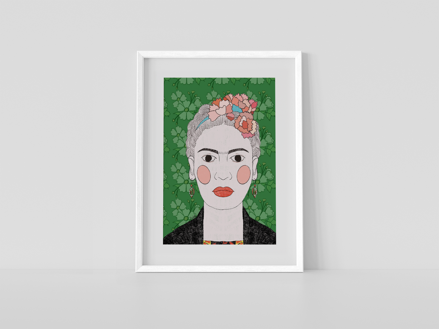 Print Retrato Frida Kahlo