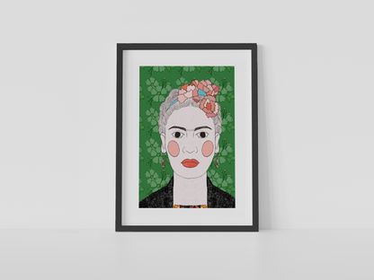 Print Retrato Frida Kahlo