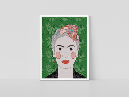 Print Retrato Frida Kahlo