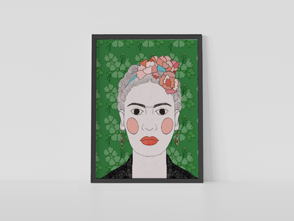 Print Retrato Frida Kahlo